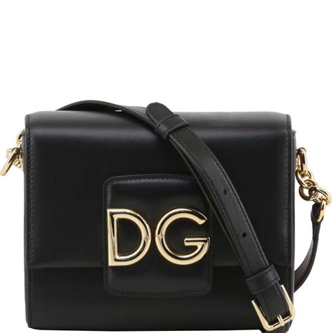 dolce gabbana black leafs|Dolce & Gabbana black leather crossbody.